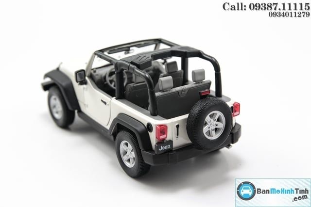 Mô hình xe Jeep Wrangler Rubicon - Open Top 1:24 Welly