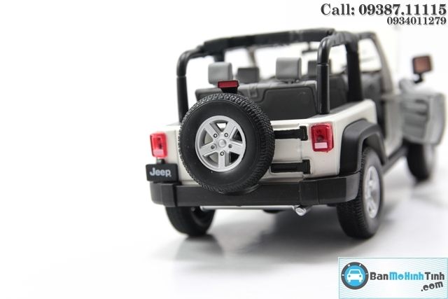 Mô hình xe Jeep Wrangler Rubicon - Open Top 1:24 Welly