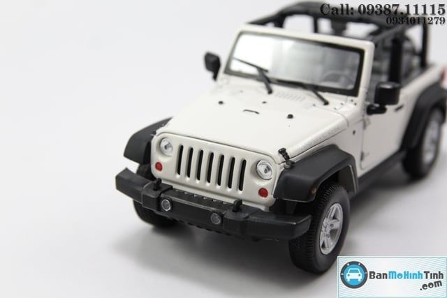 Mô hình xe Jeep Wrangler Rubicon - Open Top 1:24 Welly