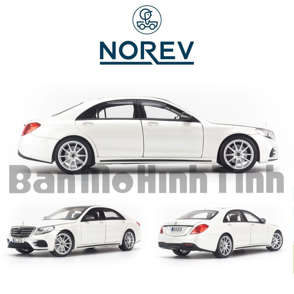 Mô hình xe Mercedes Benz S450L 2018 1:18 Norev