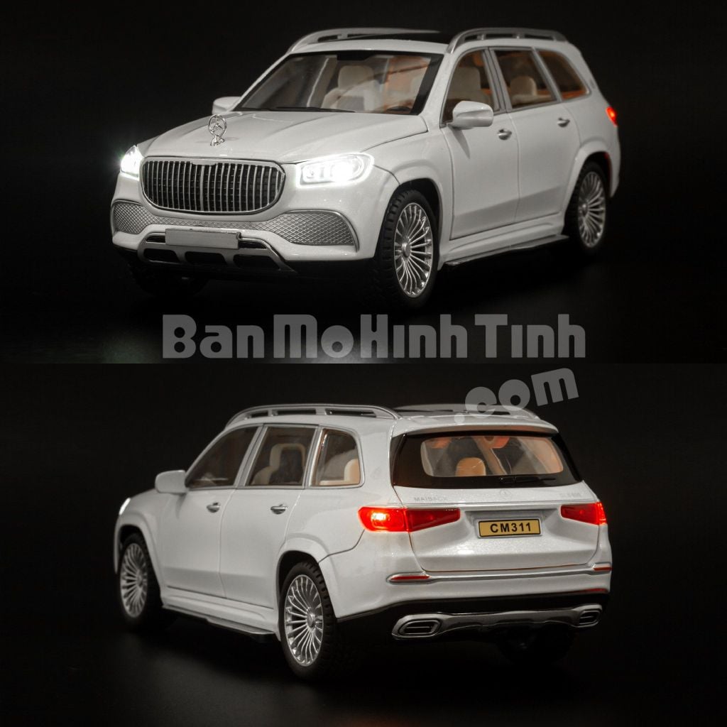 Mô hình xe Mercedes Maybach GLS600 1:24 Chimei