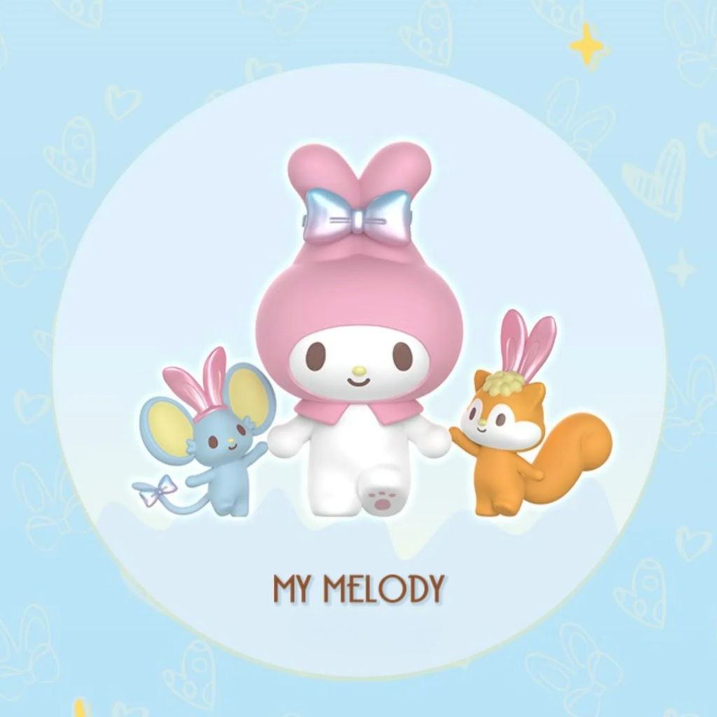 Đồ chơi Blind box Sanrio Characters Ears Tying Days Series (Ngày Vui Chơi Của Sanrio) TOP TOY