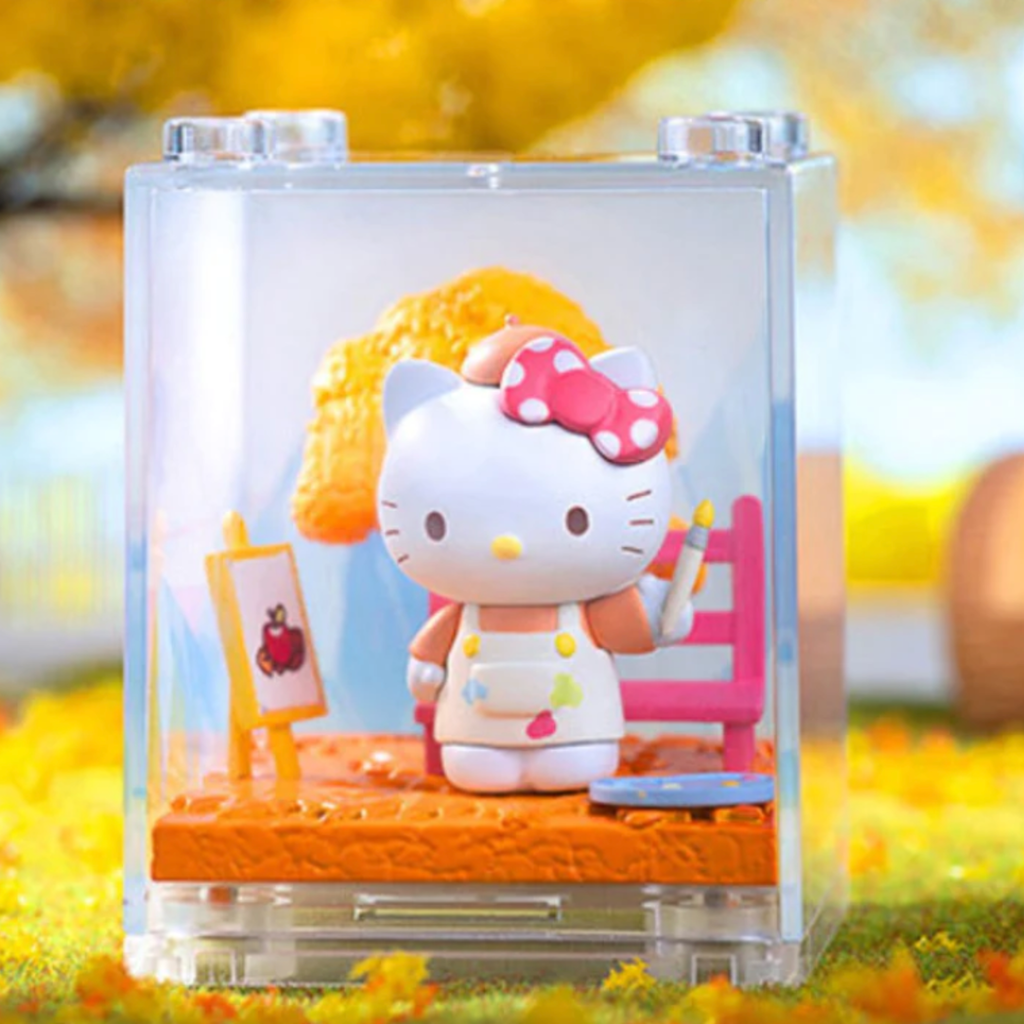Mô hình đồ chơi Blind box Sanrio Hello Kitty Four Seasons Series (Bốn Mùa Của Hello Kitty) GOLD LOK