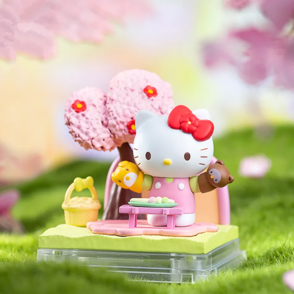 Mô hình đồ chơi Blind box Sanrio Hello Kitty Four Seasons Series (Bốn Mùa Của Hello Kitty) GOLD LOK