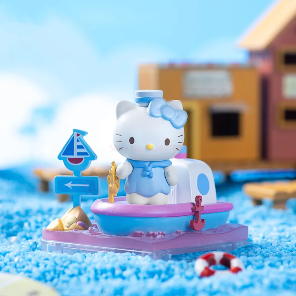 Mô hình đồ chơi Blind box Sanrio Hello Kitty Four Seasons Series (Bốn Mùa Của Hello Kitty) GOLD LOK