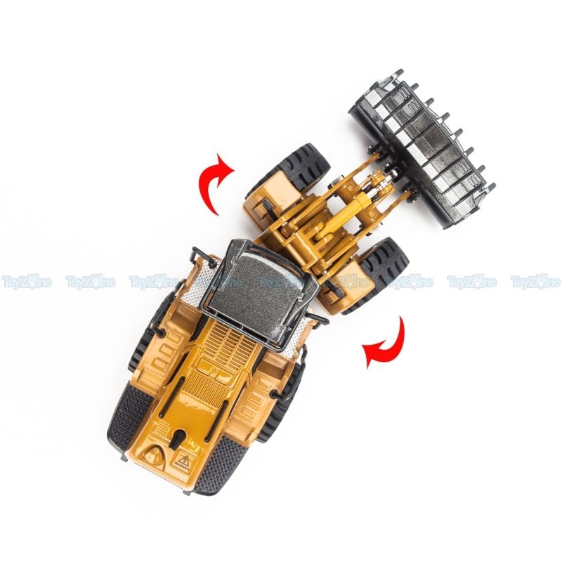 Set mô hình xe Đào + xe Xúc 1:50 Huina - MH 7710