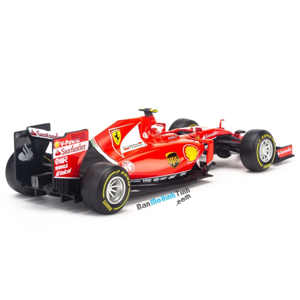 Mô hình xe F1 Scuderia Ferrari SF15-T No7 2015 1:24 Bburago Red giá rẻ (8)