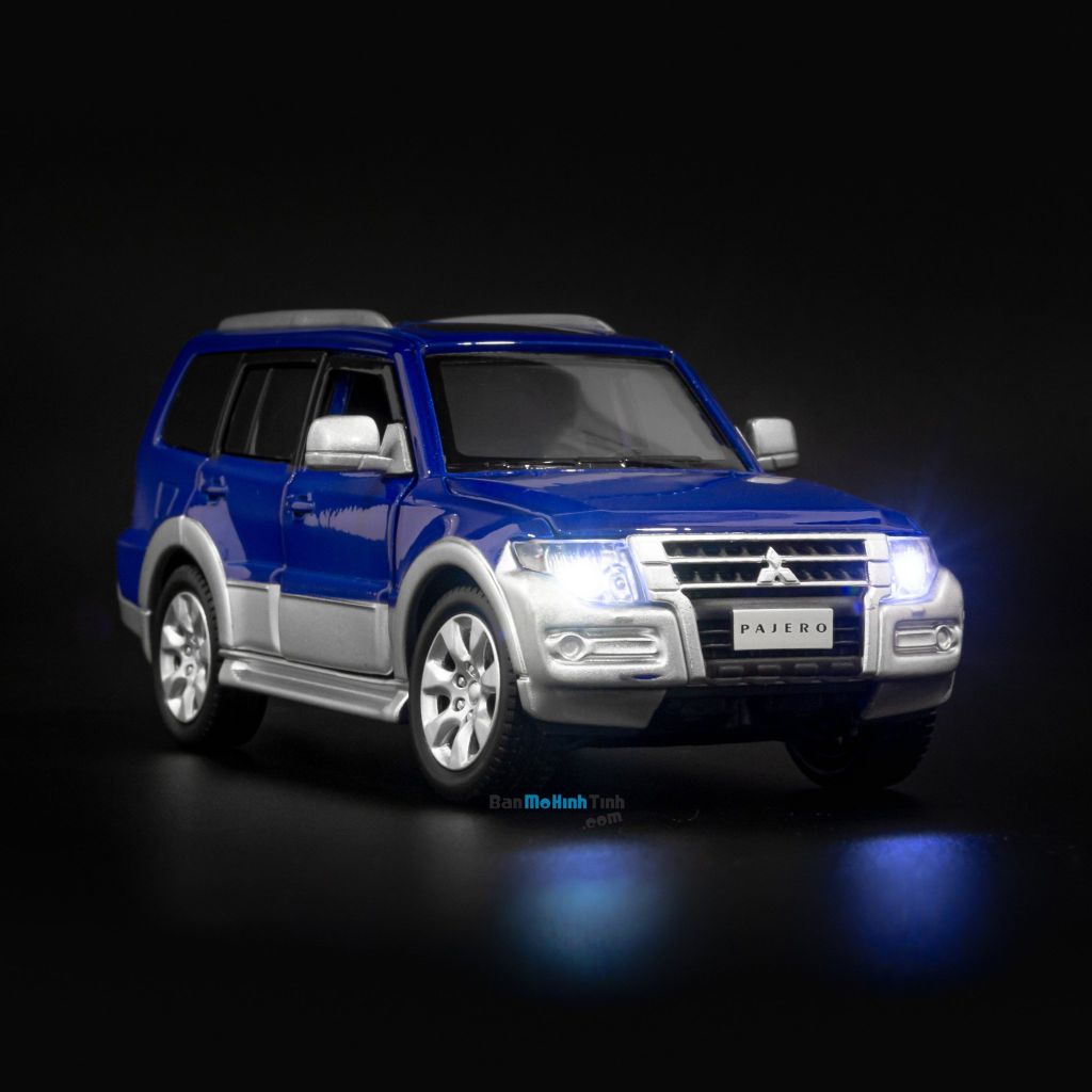 Mô hình xe Mitsubishi Pajero V97 1:32 Jackiekim Blue (5)