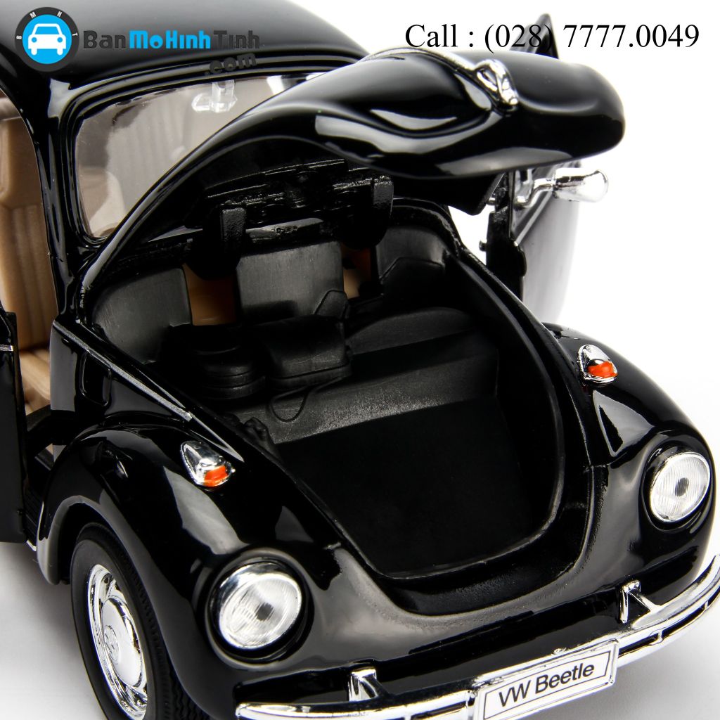Mô hình xe Volkswagen Classic Beetle Black 1:24 Welly - 22436