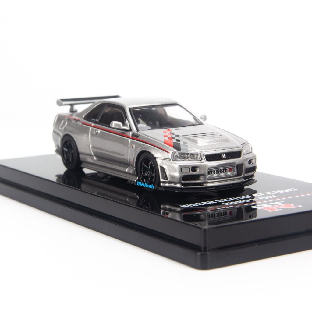 Mô hình xe Nissan Skyline GT-R (R34) Nismo R-Tune 1:64 Inno Models