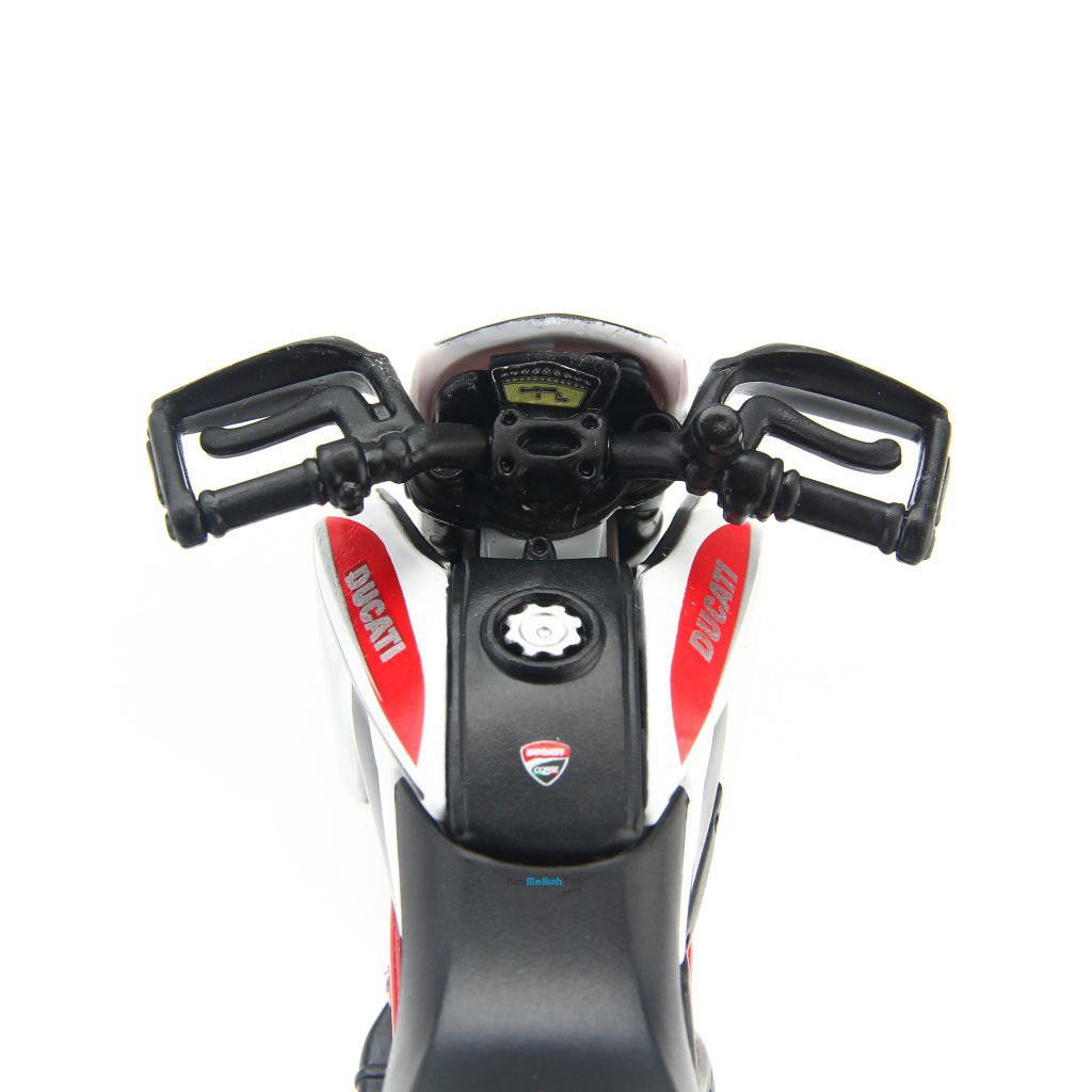 Mô hình xe mô tô Ducati Hypermotard SP White 1:18 Maisto MH20-13016 (11)