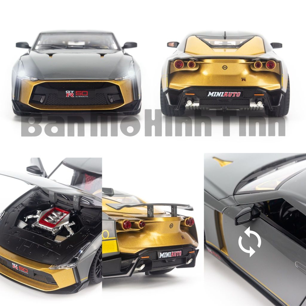 Mô hình xe Nissan Ares GTR50 1:24 Miniauto
