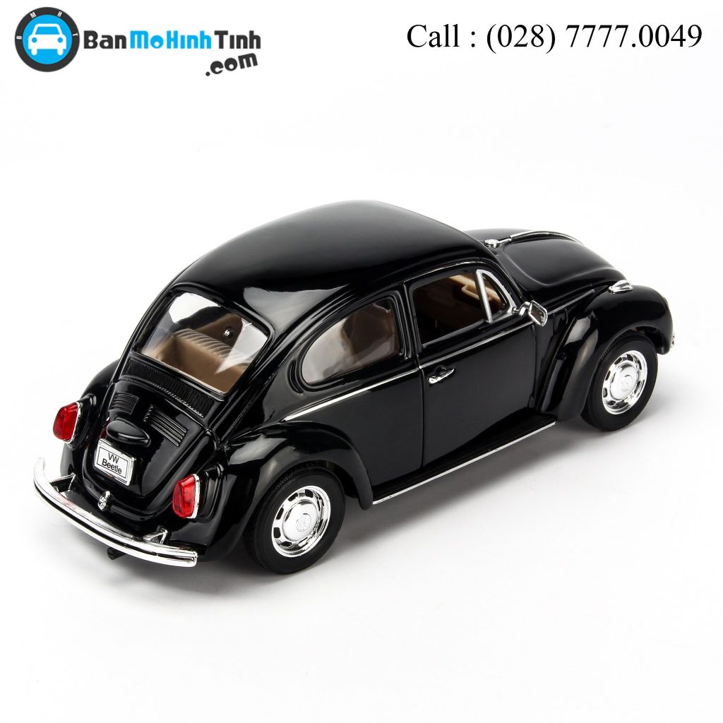 Mô hình xe Volkswagen Classic Beetle Black 1:24 Welly - 22436