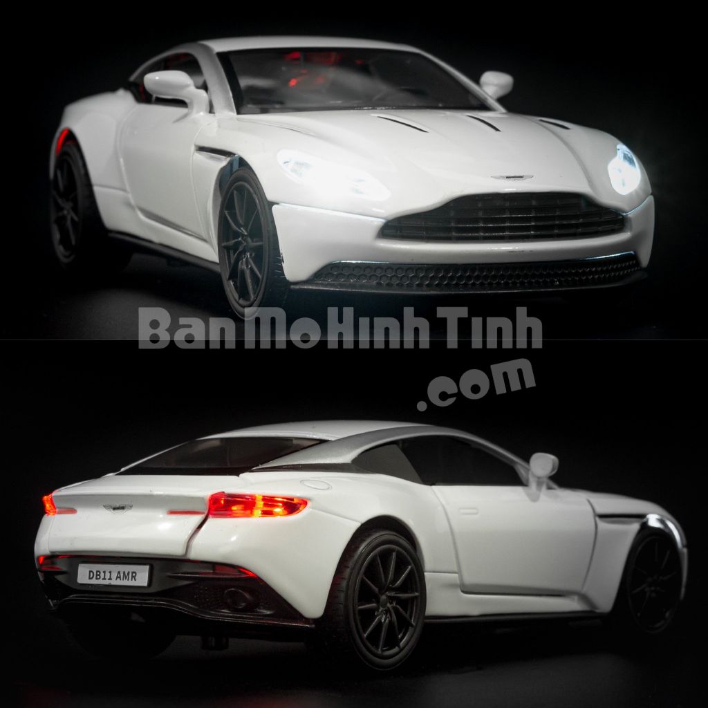 Mô hình xe Aston Martin DB11 AMR 1:32 Makeda White (3)