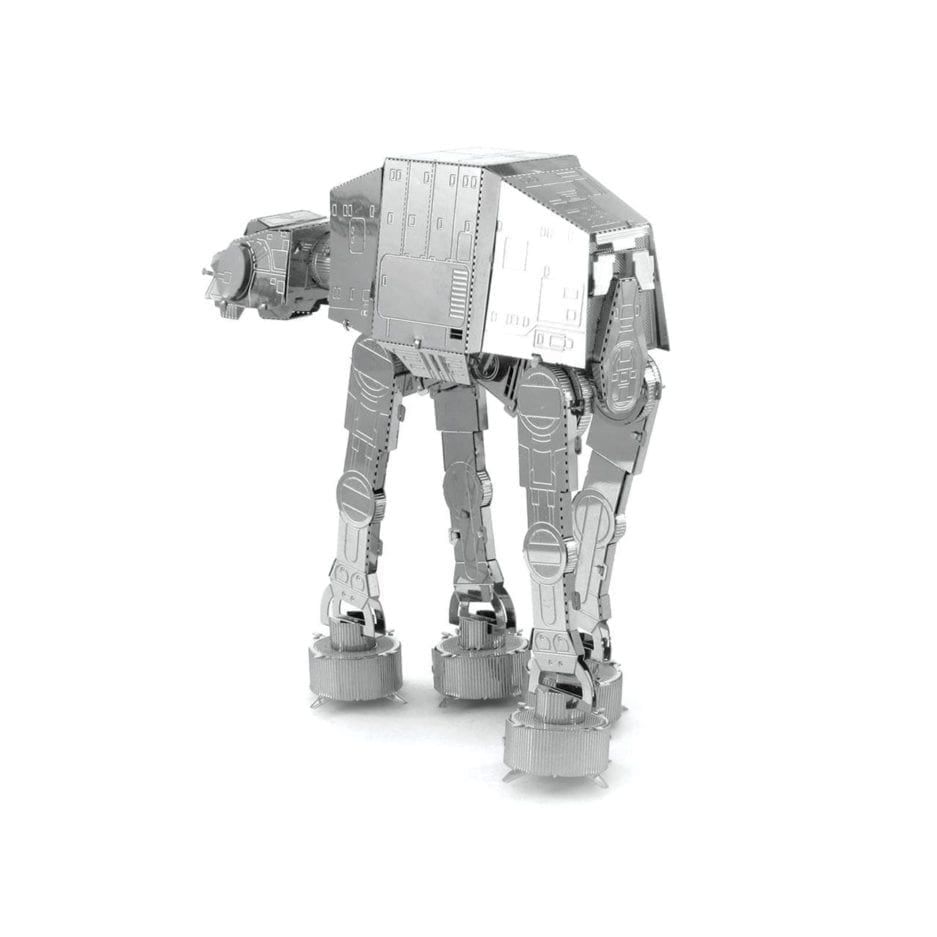 Mô hình kim loại lắp ráp 3D IMPerial AT-AT (Silver) - Metal Works MP062