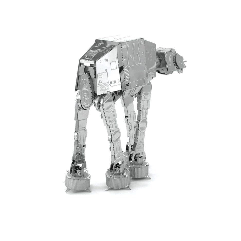 Mô hình kim loại lắp ráp 3D IMPerial AT-AT (Silver) - Metal Works MP062