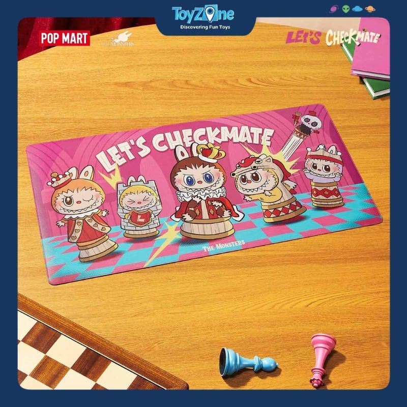 Miếng lót chuột, bàn phím Labubu The Monters Let's Checkmate Series POP MART