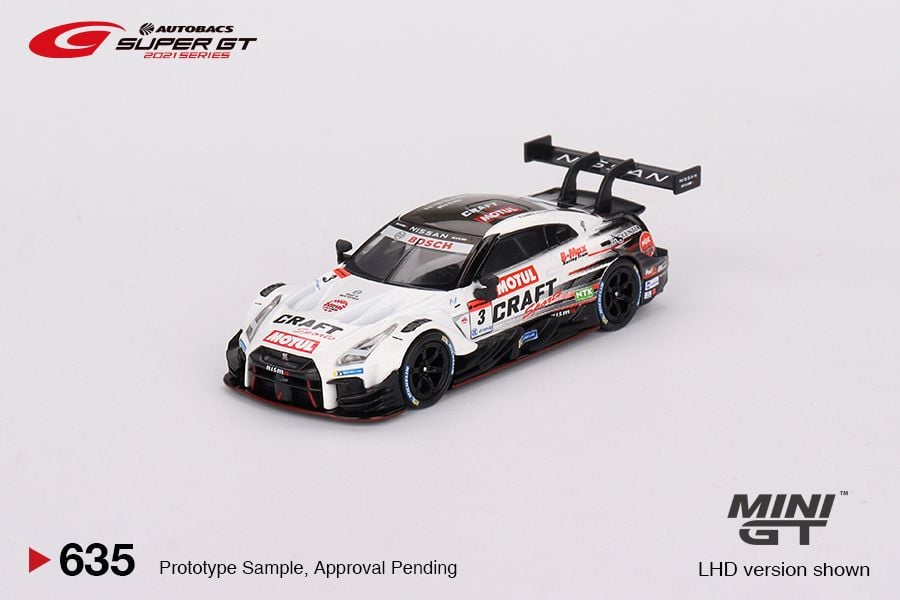 Mô hình xe Nissan GT-R Nismo GT500 #3 NDDP Racing with B-Max 2021 SUPER GT SERIES 1:64 MiniGT