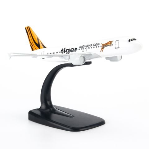 Mô hình máy bay Tiger Airways Airbus A320 16cm Everfly V&G 27