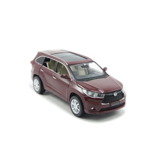 Mô hình xe Toyota Highlander Red 1:32 Jackie Kim