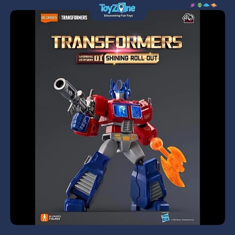 Mô hình đồ chơi Lắp ráp Blind box Transformers Shining Version 1 Shining Roll Out Model Kits BLOKEES