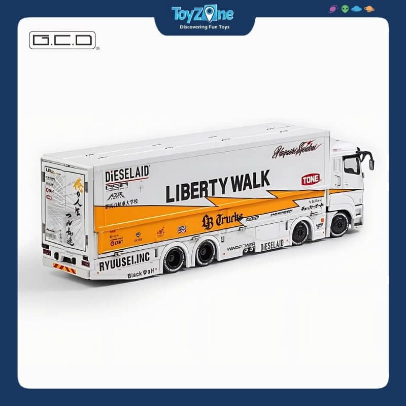 Mô hình xe LB Trucks Mitsubishi Fuso Super Great 1:64 GCD