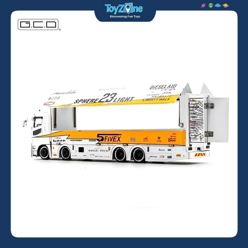 Mô hình xe LB Trucks Mitsubishi Fuso Super Great 1:64 GCD