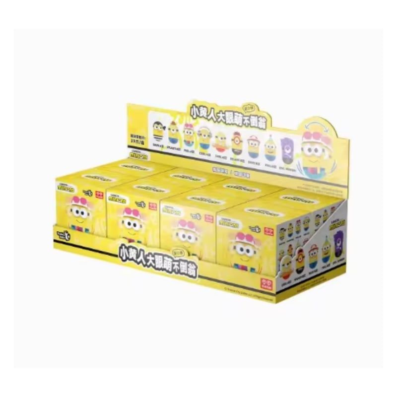 Mô hình đồ chơi Blind box Minions Big Eyes Cute Tumbler Series 2 ( Minions Lật Đật Mắt To Dễ Thương ) PLAY INFINITE