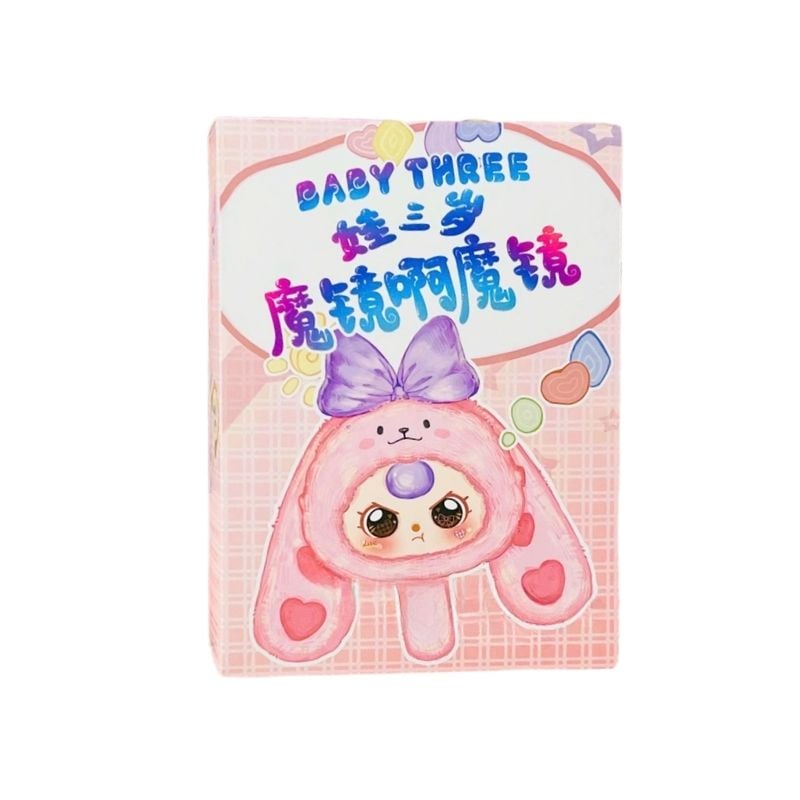 Mô hình Blind box Móc khóa Gấu bông Baby Three Gương Cầm Tay Magic Mirror ( Gương Thần ) CUREPLANETA
