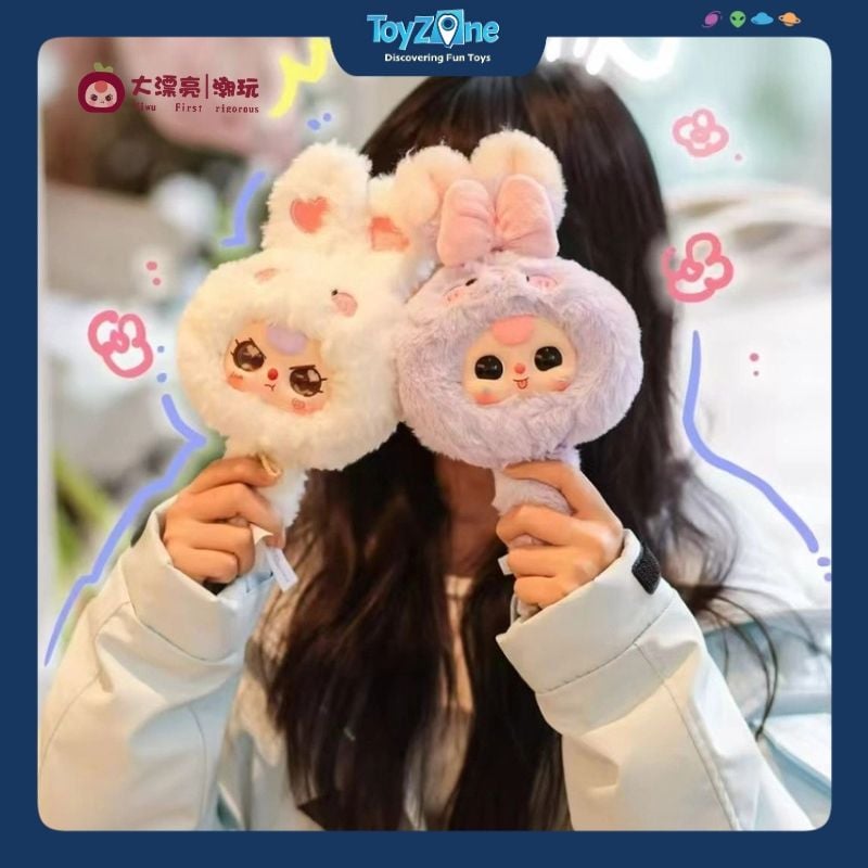 Mô hình Blind box Móc khóa Gấu bông Baby Three Gương Cầm Tay Magic Mirror ( Gương Thần ) CUREPLANETA