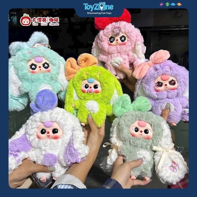 Mô hình Blind box Gấu Bông Baby Three Rabbit Returns ( Thỏ Trở Về ) BABY THREE