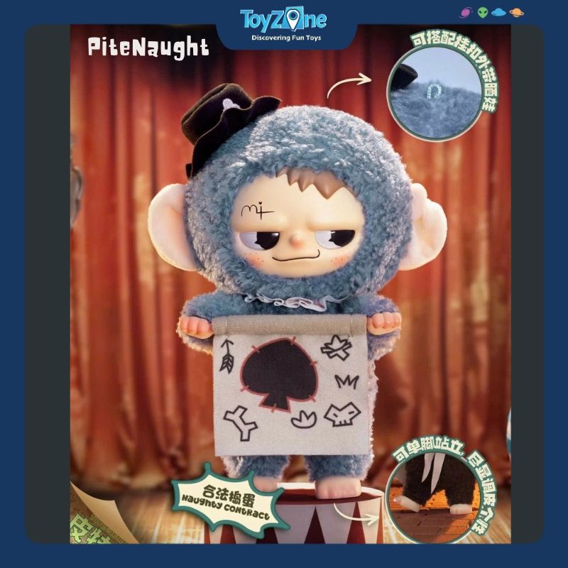 Mô hình Blind box Gấu bông Pitenaught Naughty League ( Liên Minh Tinh Nghịch ) RONGCREATOR