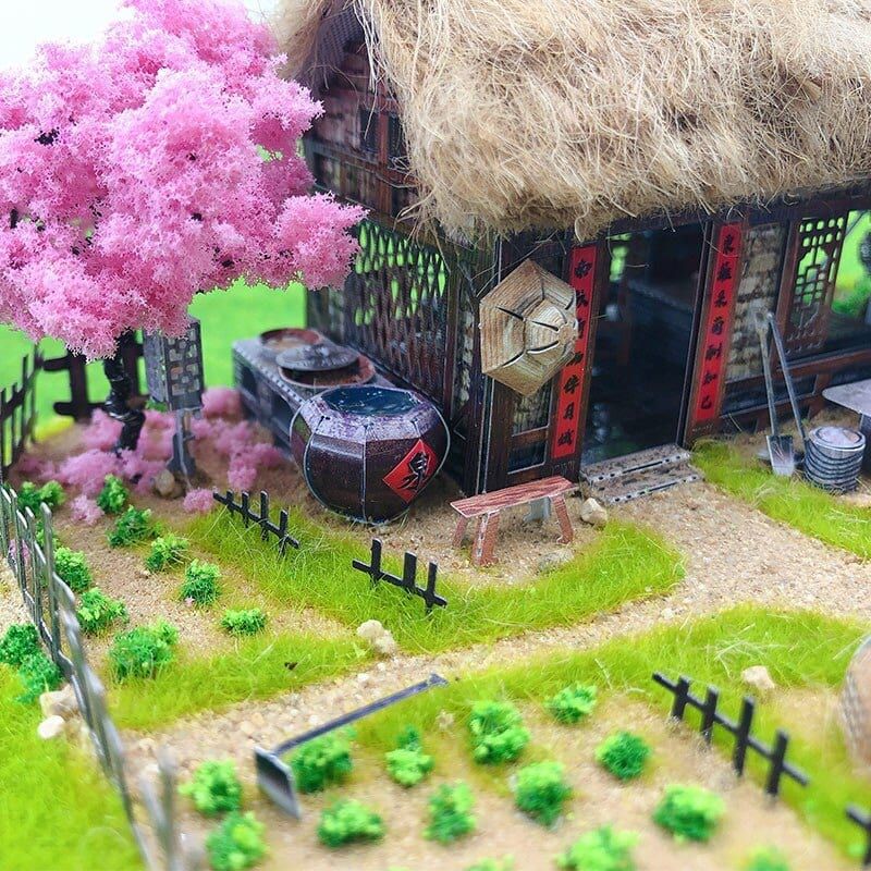 Mô hình kim loại lắp ráp 3D Pastoral Life (Quy Điền Viên Cư) (Mixed Color) - Metal Works MP907