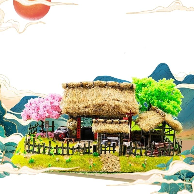 Mô hình kim loại lắp ráp 3D Pastoral Life (Quy Điền Viên Cư) (Mixed Color) - Metal Works MP907