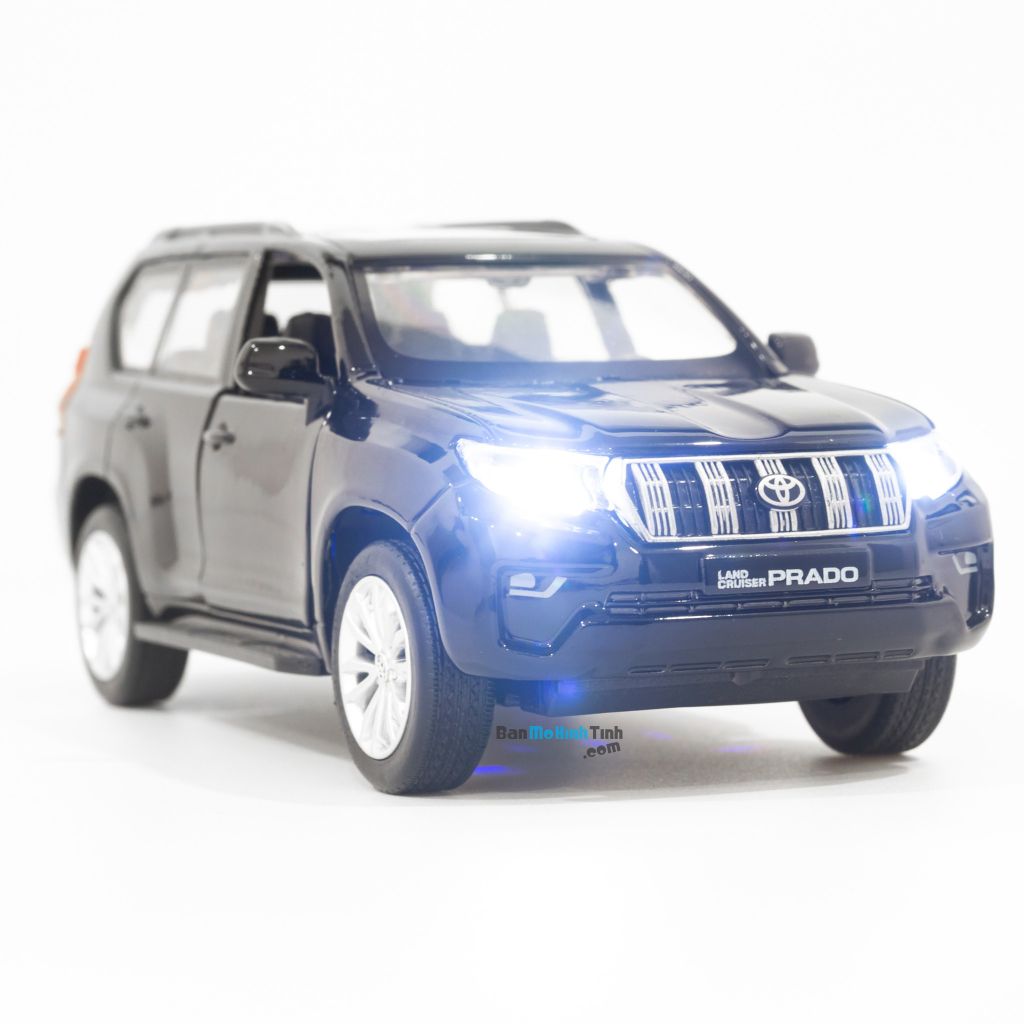 Mô hình xe Toyota Land Cruiser Prado 2019 1:32 Caipo Black (5)