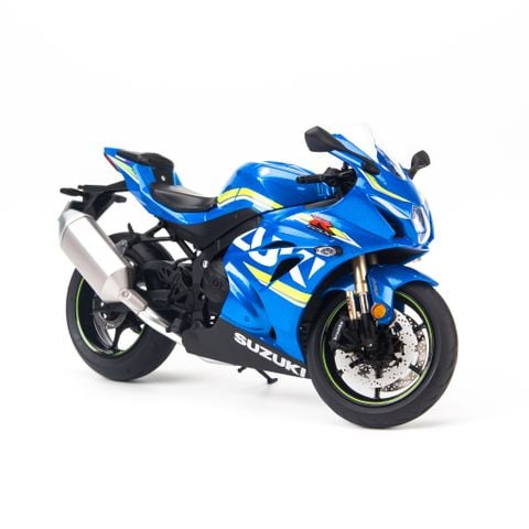 Mô hình mô tô Suzuki GSX-R 1000R Blue 1:12 Dealer