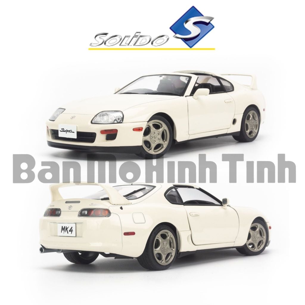 Mô hình xe Toyota Supra Bull Demon MK A80 1:18 Solido