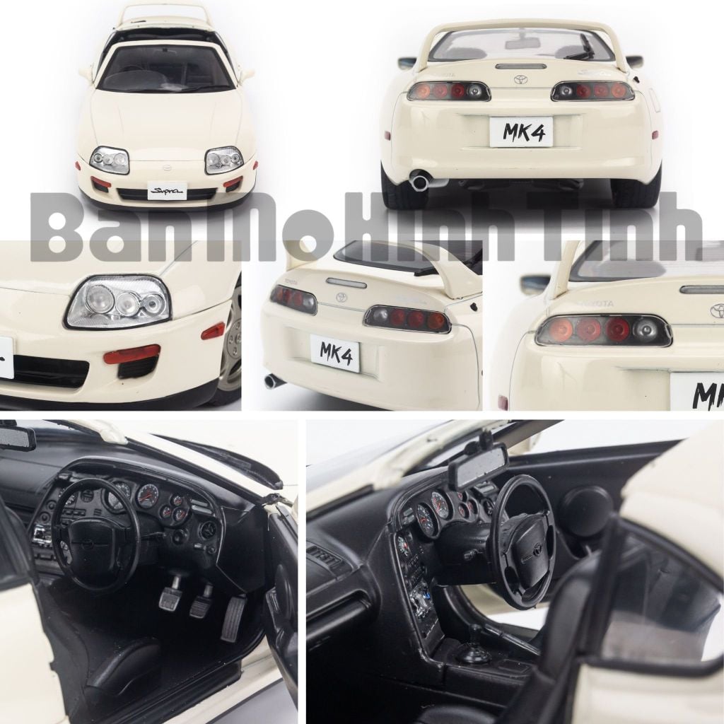 Mô hình xe Toyota Supra Bull Demon MK A80 1:18 Solido