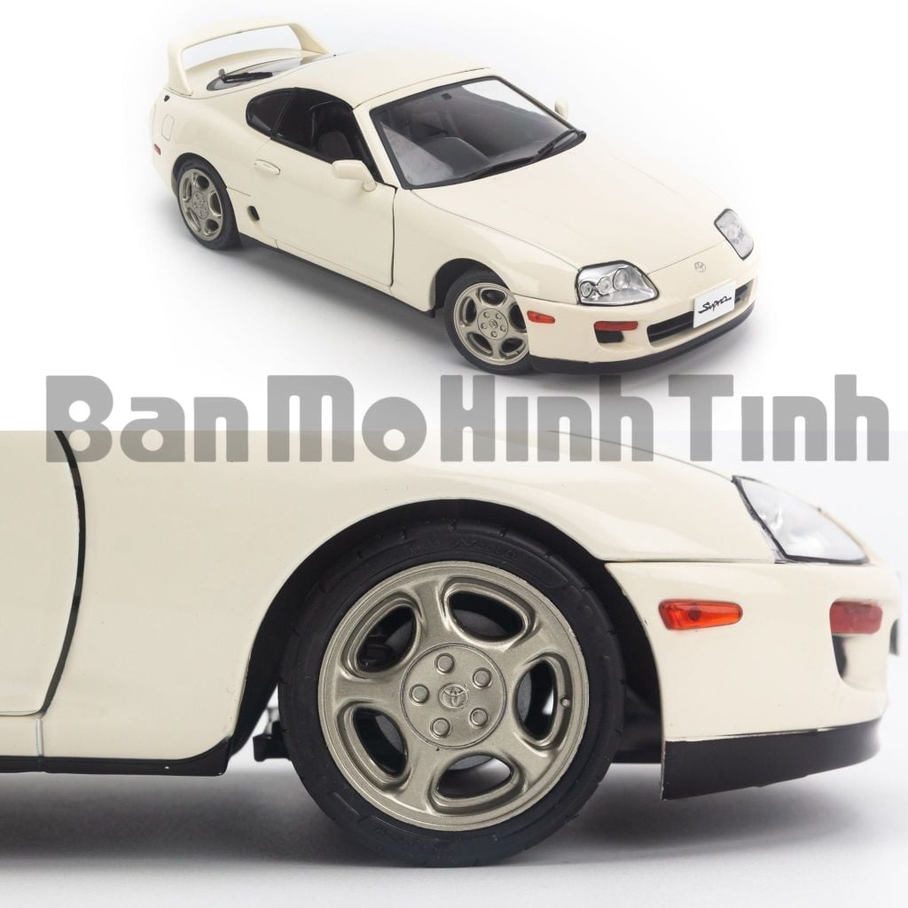Mô hình xe Toyota Supra Bull Demon MK A80 1:18 Solido