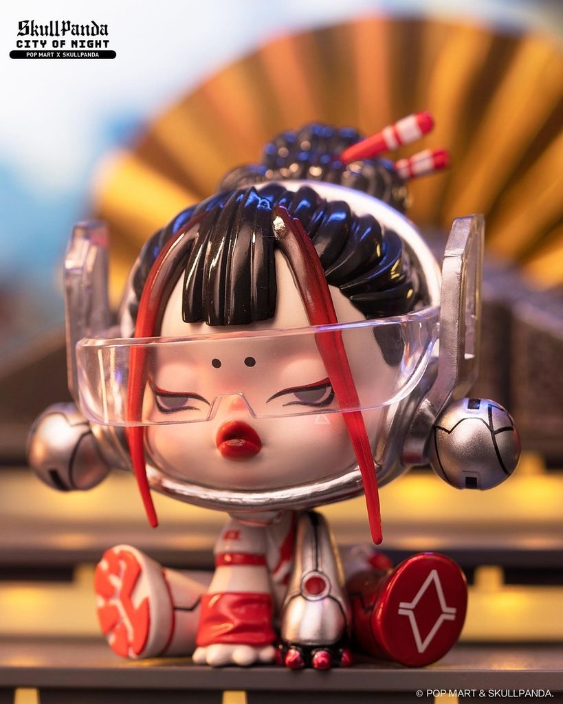 Mô hình đồ chơi Blind box Skull Panda City Of Night Series (Thành Phố Ngầm Về Đêm) - POP MART
