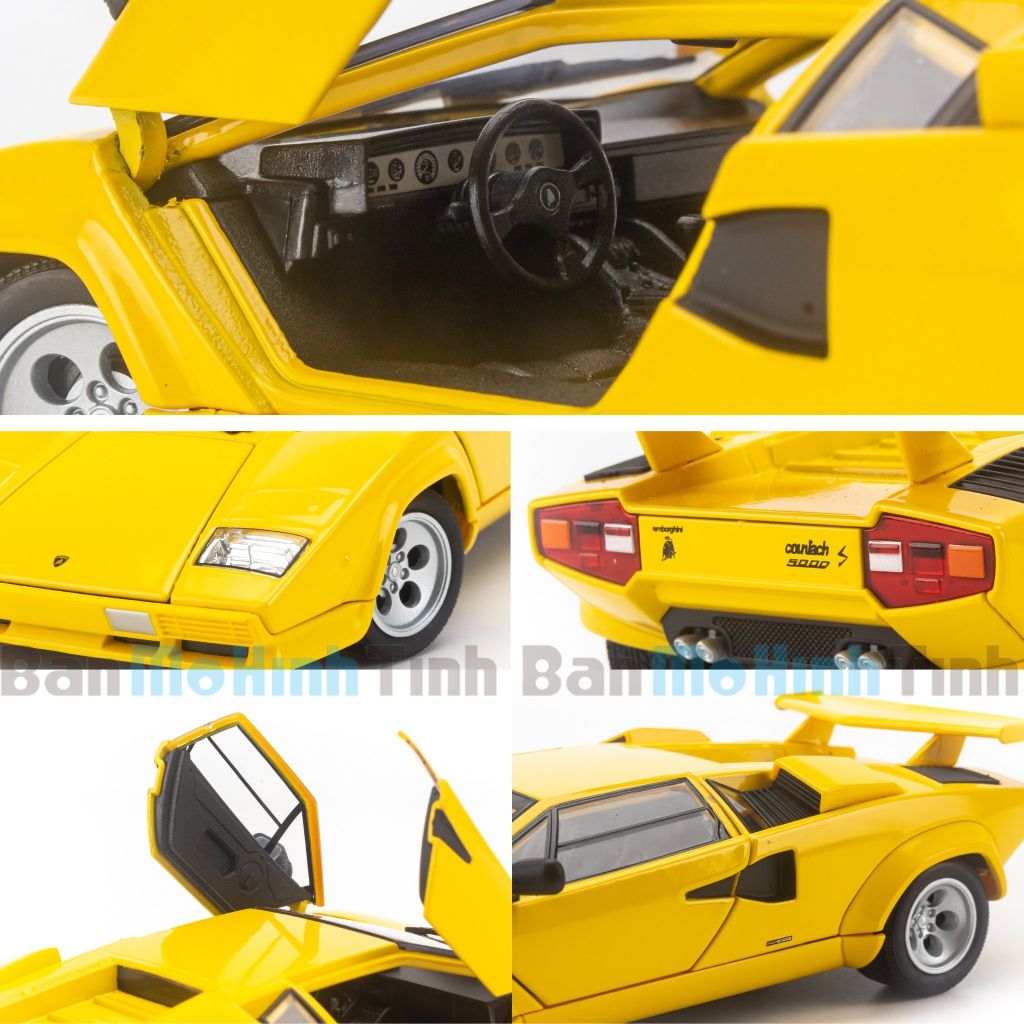 Mô hình xe Lamborghini Countach LP 5000 S 1:24 Welly