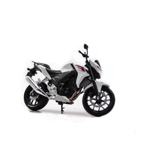 Mô hình xe mô tô 2014 Honda CB500F White 1:18 Welly-12838