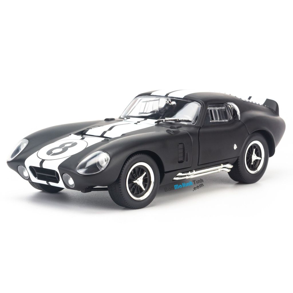 Mô hình xe cổ Shelby Cobra Daytona Coupe No.8 1:18 Yat ming Matte Black (1)