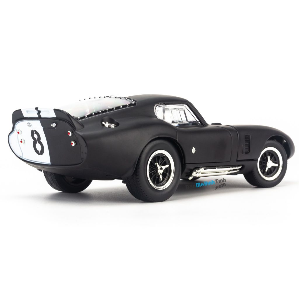 Mô hình xe cổ Shelby Cobra Daytona Coupe No.8 1:18 Yat ming Matte Black (2)