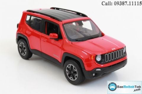 Mô hình xe Jeep Renegade Red 1:24 Maisto