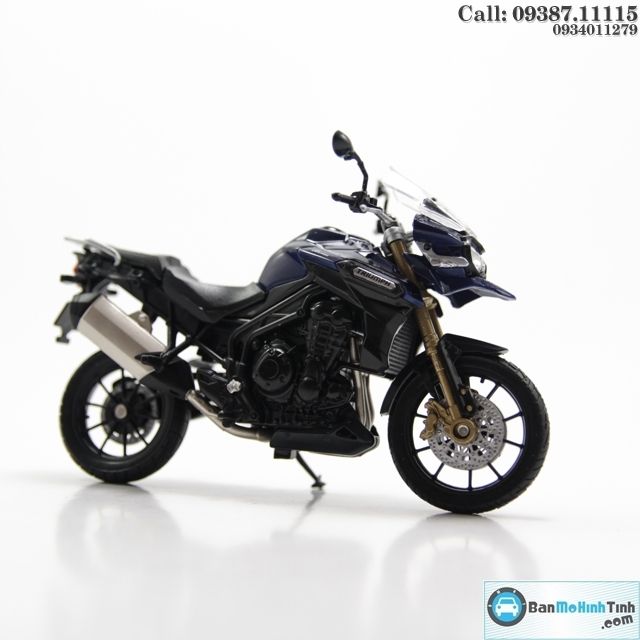 Mô hình xe mô tô Triumph Tiger Explorer Blue 1:18 Welly-12836