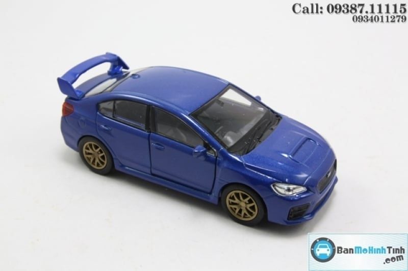 Mô hình xe ô tô XE Mô hình xe ô tô XE SUBARU IMPREZA WRX BLUE 1:36 WELLY