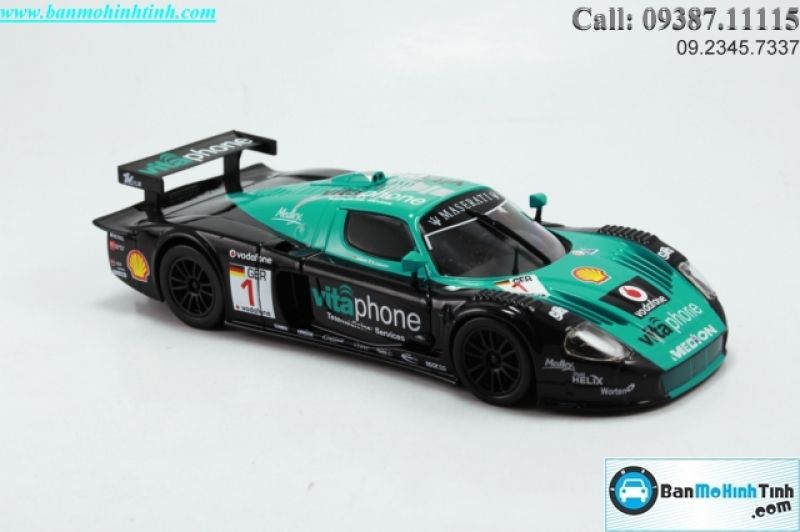 Mô hình xe Maserati MC12 Black 1:24 Bburago (1)