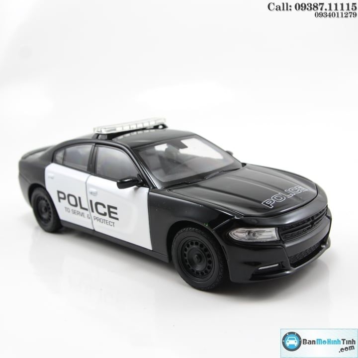 Mô hình xe Dodge Charger R/T 2016 Police 1:24 Welly- 24079