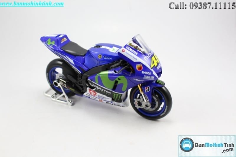 Mô hình xe mô tô  Yamaha GP No.46 2015 1:10 Maisto